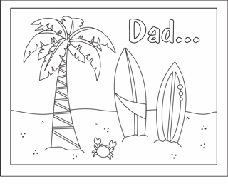 Printable Fathers Day Cards To Color / Father S Day Coloring Card A Family Needs A Father Printable In Lds Holiday On Ldsbookstore Com