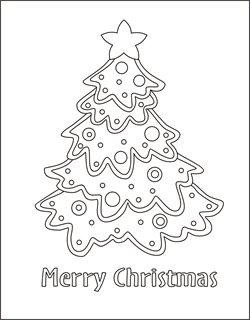 printable christmas cards to color