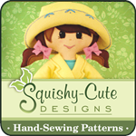 squishy-cute designs, sewing patterns, felt patterns, handsewing