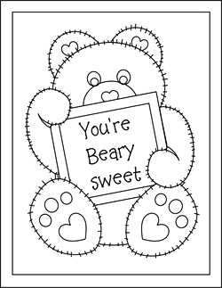 printable Valentine cards for kids, free printable valentine cards, valentine coloring cards, free coloring cards, valentine exchange cards, classroom valentine cards, valentine's day exchange cards, homemade valentine cards, mini valentine cards, teddy bear cards, valentine greeting card