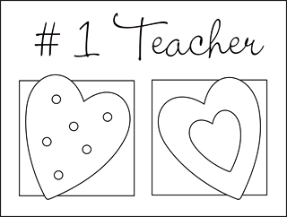 Teacher Valentines Coloring 3