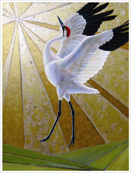 ande hall, bird painting