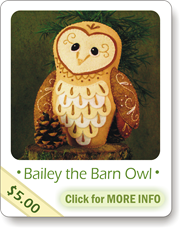 barn owl, felt pattern, felt plushie, owl pattern, pdf pattern