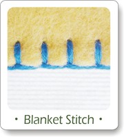 blanket stitch, how to do blanket stitch