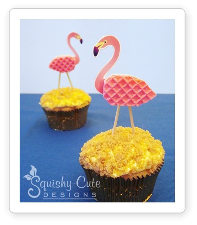 cupcake decorating ideas, beach, tropical