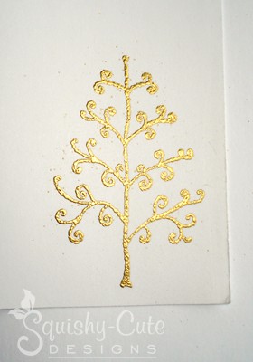 embossing with rubber stamps