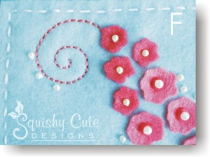 east sewing projects, felt pattern