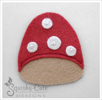 felt mushroom, mushroom sewing pattern, free sewing pattern, woodland plushie, woodland sewing pattern, felt mushroom template, whimsical mushroom