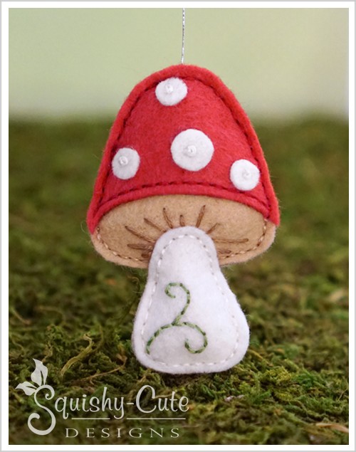 felt mushroom, mushroom sewing pattern, free sewing pattern, woodland plushie, woodland sewing pattern, felt mushroom template, whimsical mushroom