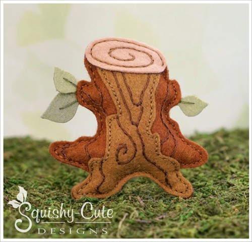 felt tree stump pattern, free felt pattern, stump sewing pattern, tree stump pattern, woodland template, free felt woodland pattern, free stump pattern, woodland sewing patterns, woodland mobile patterns, woodland ornament pattern, woodland plushie, forest mobile patterns, autumn sewing pattern, kids sewing pattern