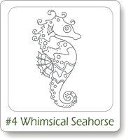 free hand embroidery designs, embroidery patterns, seahorse embroidery