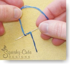 french knot, embroidery stitches