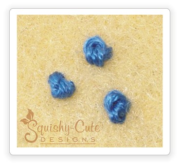 french knot, embroidery, sewing