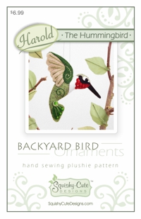 hummingbird sewing pattern, wholesale patterns, felt hummingbird, plushie pattern