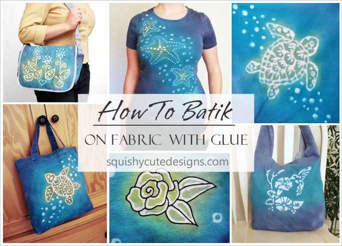 how to batik fabric with glue, tie dye shirts, tie dye instructions, tie dye ideas, tie dye bags, glue resist dye, glue resist art