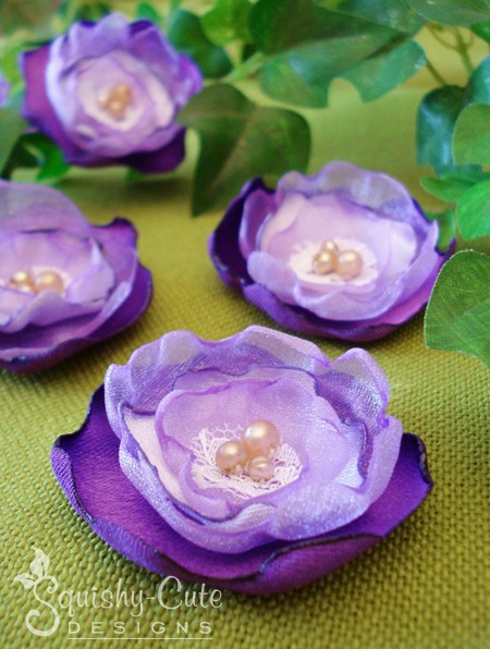 how to make fabric flowers