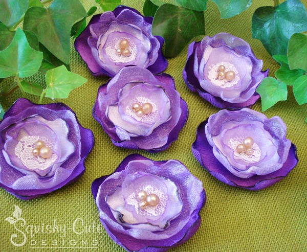 how to make fabric flowers