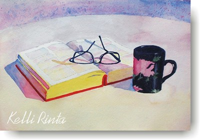 kelli rinta, watercolor painting