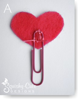 kids sewing projects, heart bookmark, valentines day