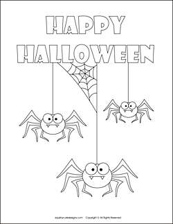 spider coloring pages, free halloween coloring pages, free halloween coloring sheets