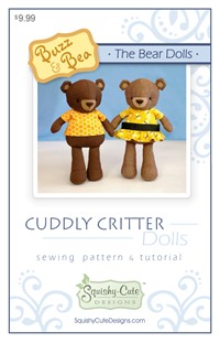 teddy bear pattern, sewing pattern, bear doll, doll sewing pattern, stuffed animal bear, pdf pattern