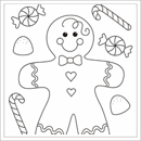 gingerbread boy coloring page, gingerbread man coloring pages, gingerbread boy coloring sheets, Christmas coloring pages, free coloring sheets, free kids printable activities