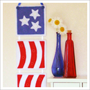 flag wall hanging, patriotic wall hanging, 4th of July pattern, free flag pattern, patriotic applique