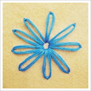 lasy daisy, embroidery tutorial, embroidery