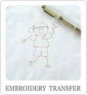 embroidery transfer, how to transfer embroidery