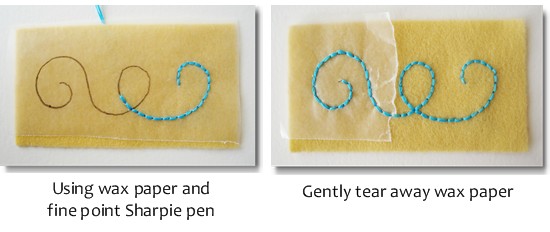 transfer methods for felt