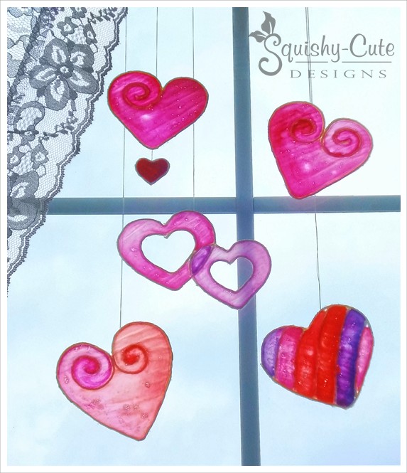 valentine crafts for kids, stained glue, stained glass alternative, kids crafts, valentine crafts, suncatcher craft