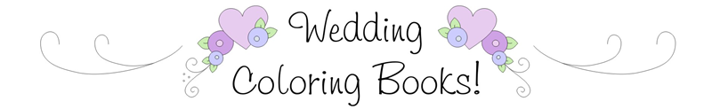 wedding coloring books, wedding activity books, wedding coloring pages, wedding kids activities, personalized